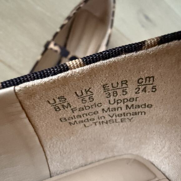 Franco Sarto Women's Tinsley Mary Jane Flat Cheetah Print Shoe Sz 8 New No boxx - Picture 7 of 9